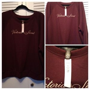 Victoria Secret crew sweatshirt Sz XXL.  NWT